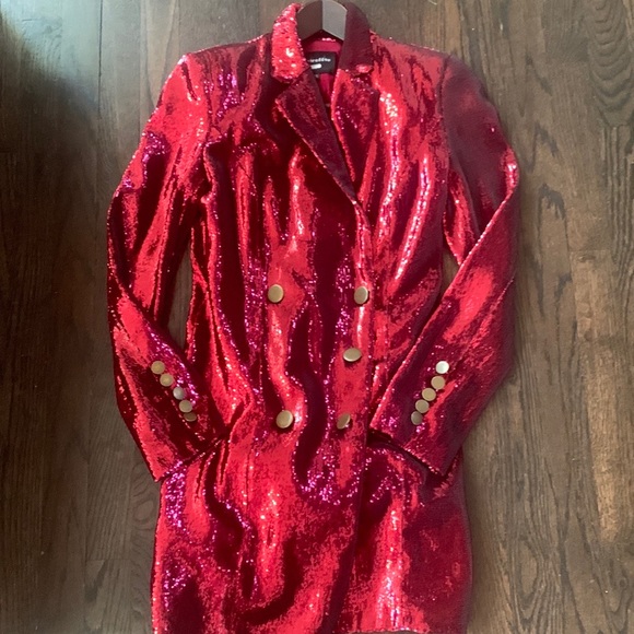 RETROFETE SEQUIN BLAZER DRESS TAYLOR SWIFT VIBES - Picture 8 of 8